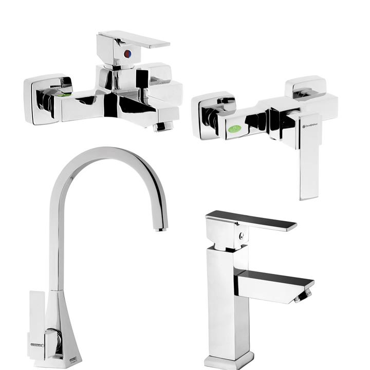 ست شیرآلات درخشان مدل نادیا Derakhshan Nadia Set Faucets